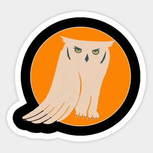 ANGRY OWL Sticker